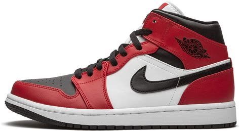 nike air jordan 1 mid weiß rot|Nike jordan 1 mid.